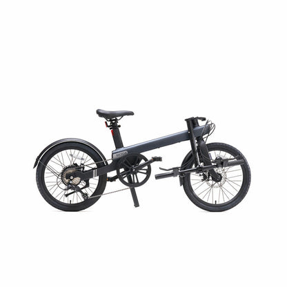 Black Xiaomi QiCycle C2 electric bike with 20-inch wheels and 250W motor, designed for outdoor sports and commuting.
