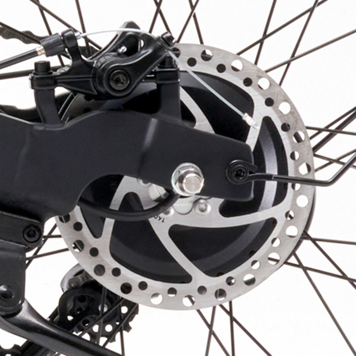 Black Xiaomi QiCycle C2 electric bike with 20-inch wheels and 250W motor, designed for outdoor sports and commuting.