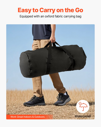 Start2Finish VEVOR 6.56 ft portable vocal booth for voiceovers with travel bag, ideal for recording and sound isolation.