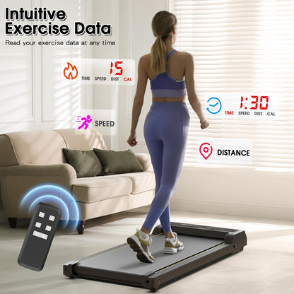 NNETM Under Desk Walking Pad - Home Gym Office Fitness Equipment(Black)