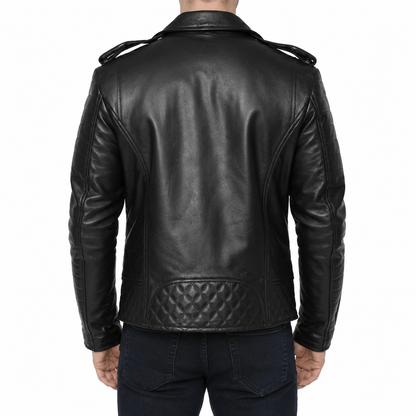 Men’s Motorcycle Fashion Leather Jacket