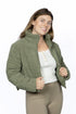Pets burgundy corduroy zip-up puffer jacket by Burgundy Perses, designed for warmth and style in outdoor pet wear.