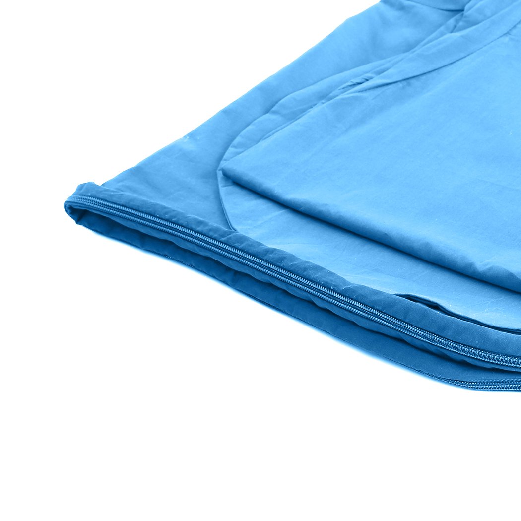 Ultramarine Dione maternity pregnancy pillow case for nursing and sleeping body support, in soft fabric, designed for comfort.