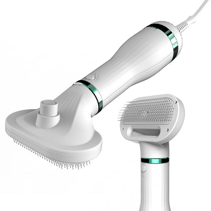 Maroon Asteria Pet Comb Hair Dryer for pet grooming, with comb attachment and compact design for easy drying.