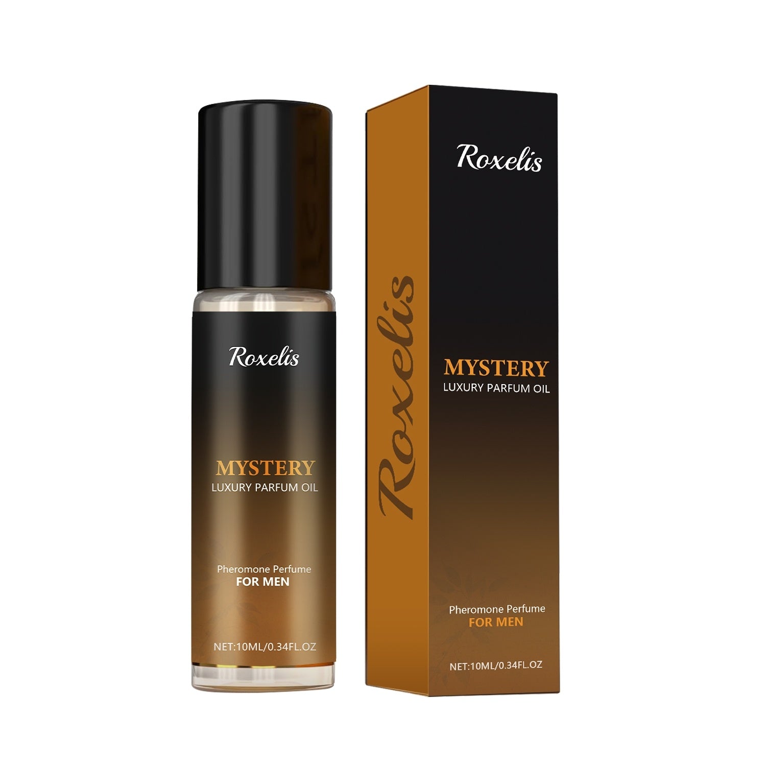 Carmine Juneberry Roxelis™ Mystery Luxury Perfume Oil in a 10ml bottle, showcasing a sleek bodycare product with elegant packaging.