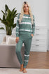 Lavender Pallas army green tie-dye stripes women&