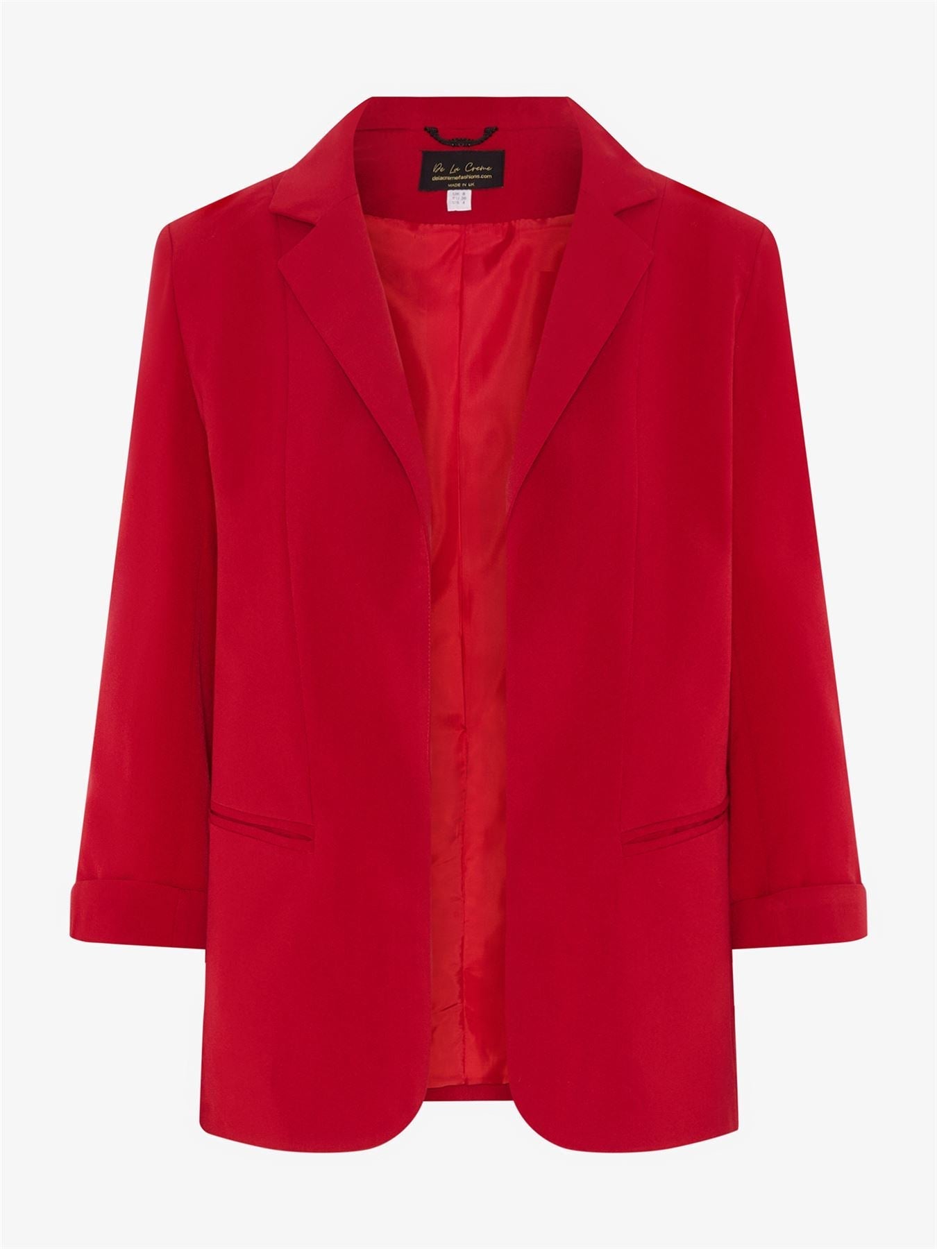 Rose Eleusis Edge To Edge Blazer, stylish tailored jacket with a sleek fit, perfect for professional or casual wear.