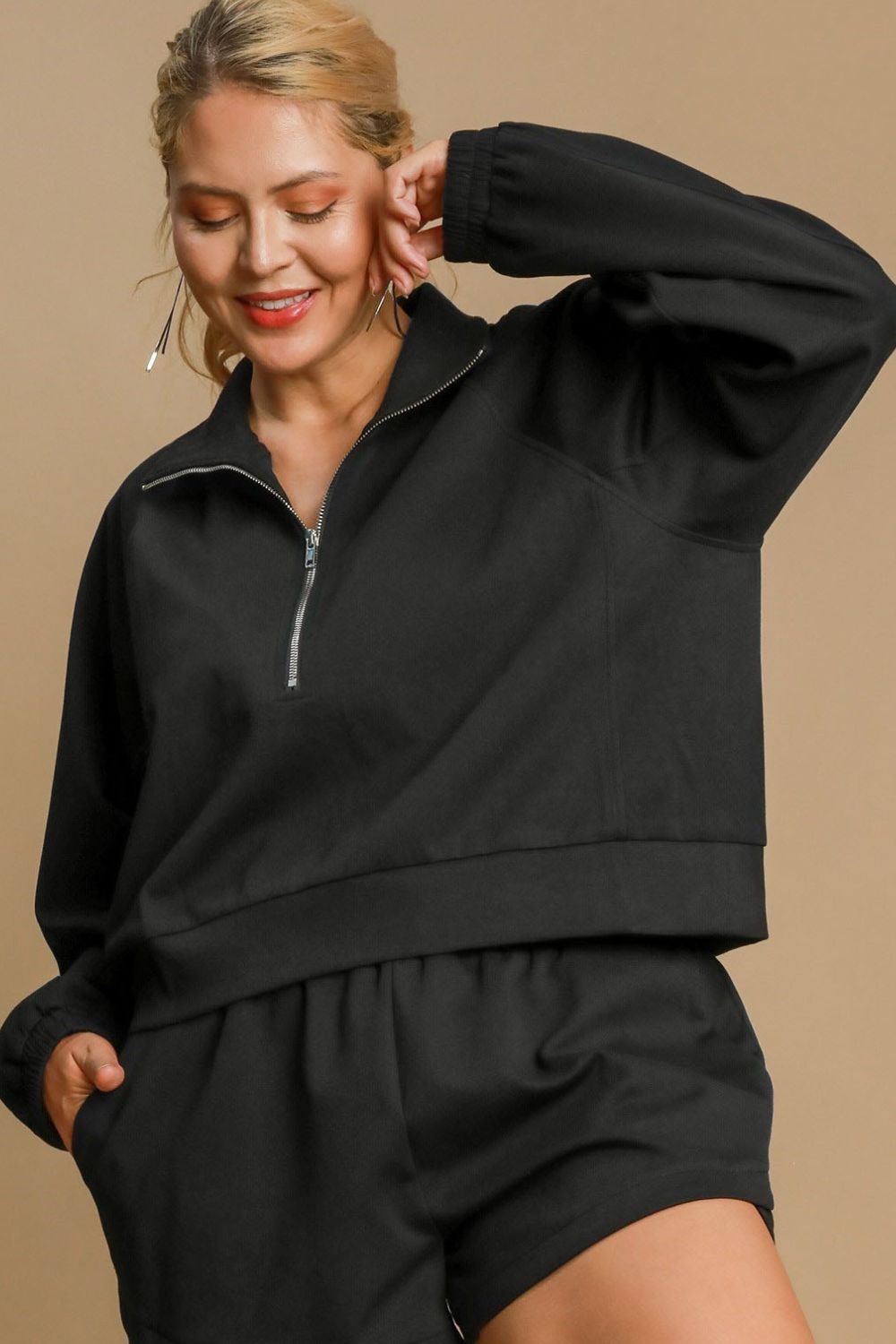 Elegant Start2Finish blouse with matching accessories, stylish women&