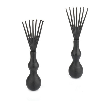 CJDropshipping anti-knot hairbrush for women, detangling brush with ergonomic handle and flexible bristles for smooth hair.