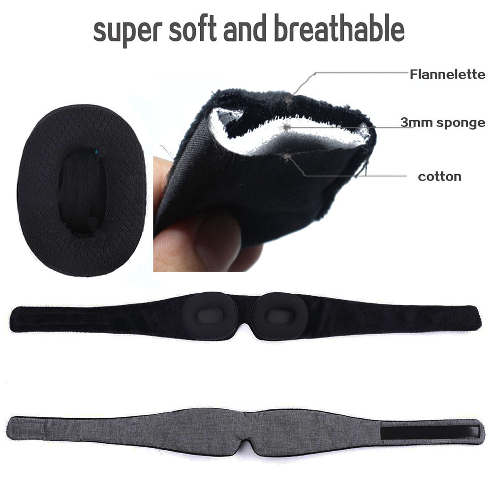 Teal Simba Eye Mask Manta Modular Adjustable 3D breathable fabric for comfortable sleep and relaxation in bath and beauty.