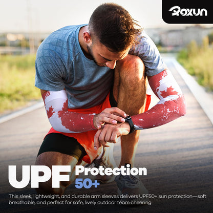 ROXUN Arm Sleeves Cooling UV Sun Protection Sport Compression for Men Women | UPF50,Seamless cover arms,Tattoo-covering,Lightweight &amp; breathable,daily wear,Outdoor work,Basketball Baseball,Mangas