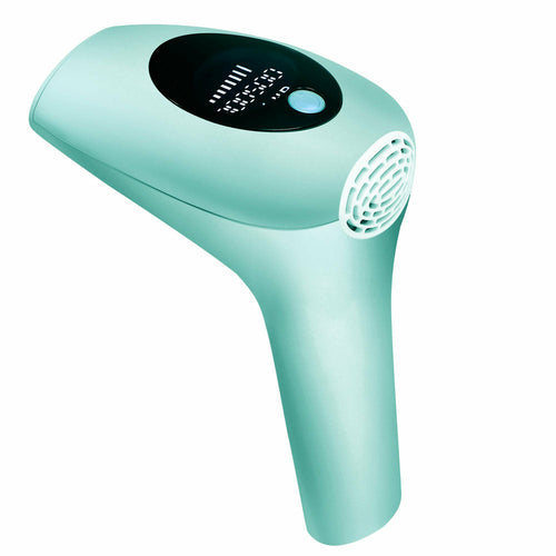 Maroon Asteria Hair Removal Laser Epilator for permanent hair removal, showing the device with a sleek design and treatment head