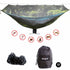 Indigo Eurybia hammock bug net with 360° protection, lightweight mesh enclosure for outdoor camping and relaxation.