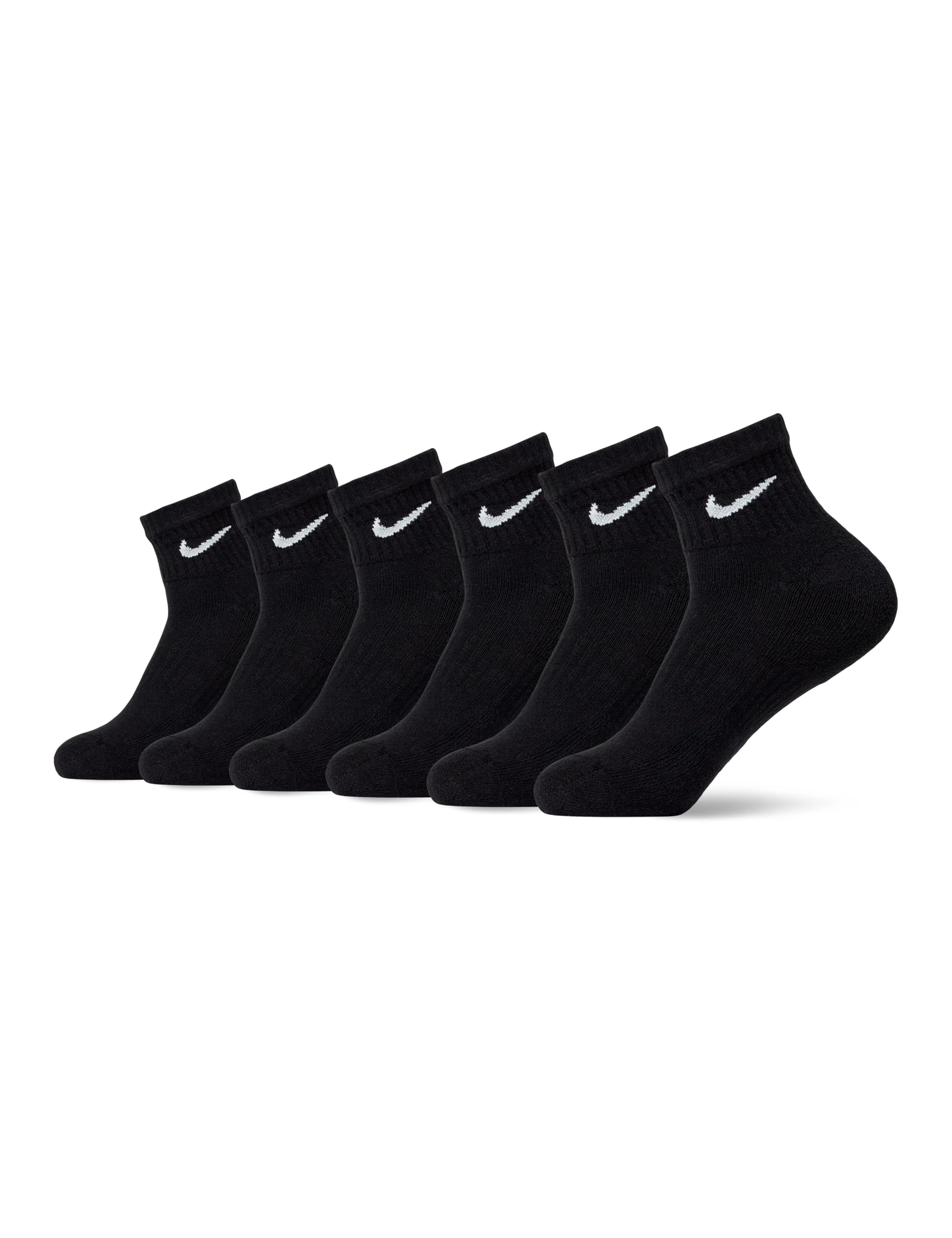 Nike Unisex Adult Everyday Cushioned Training Ankle Socks (6-Pack) | Mens and Womens