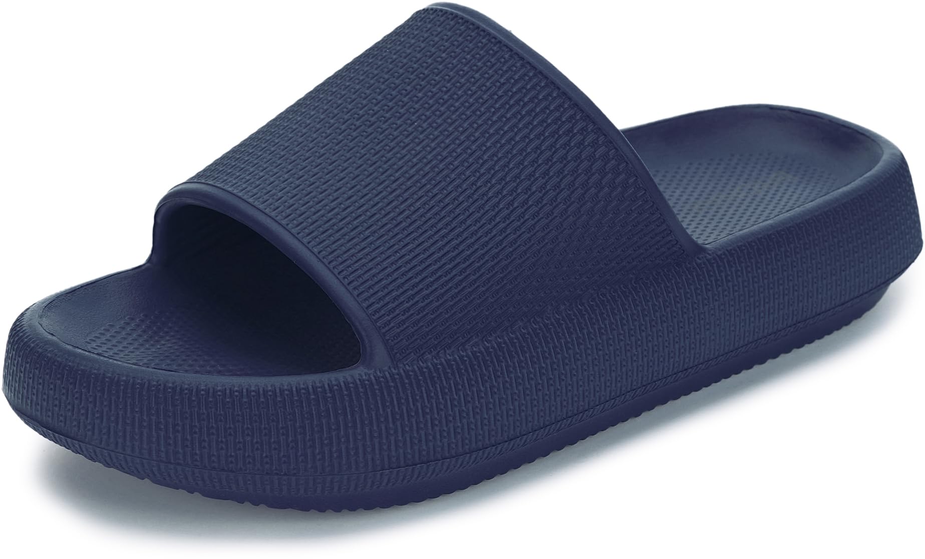 BRONAX Cushioned Thick Sole Pillow Slippers for Women and Men Y10 | Cloud-Like Soft Sole, Foot Pain Relief, EVA Platform Sole, Indoor Outdoor Slides, Waterproof Shower Ready, Quick-Drying