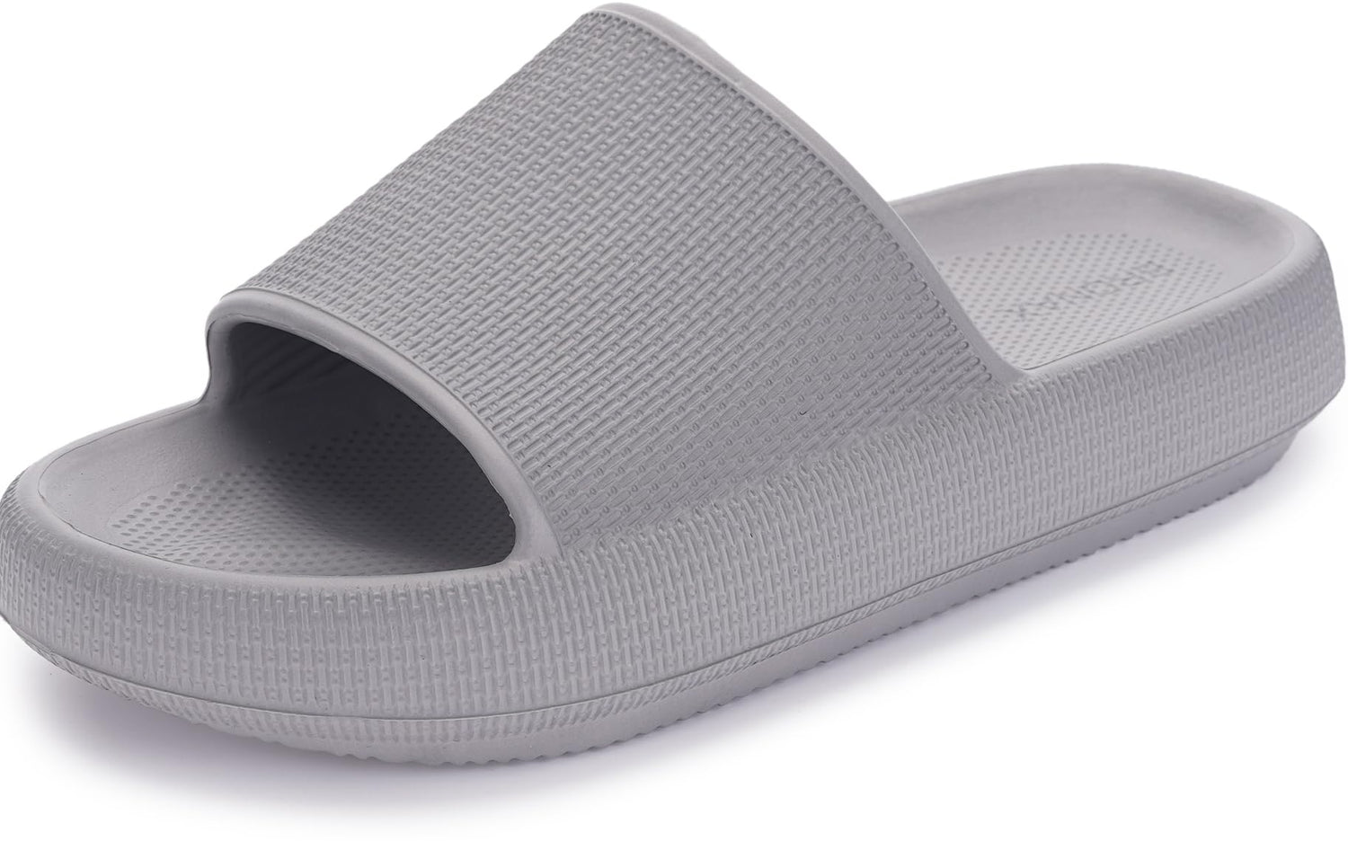 BRONAX Cushioned Thick Sole Pillow Slippers for Women and Men Y10 | Cloud-Like Soft Sole, Foot Pain Relief, EVA Platform Sole, Indoor Outdoor Slides, Waterproof Shower Ready, Quick-Drying