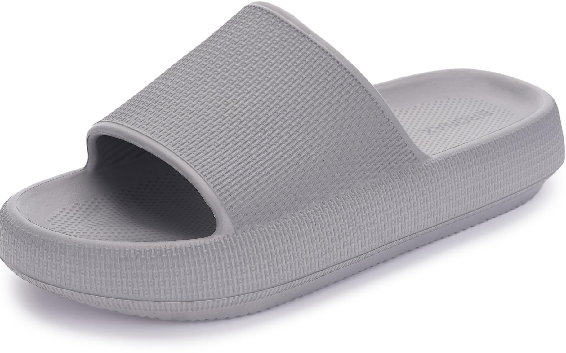BRONAX Cushioned Thick Sole Pillow Slippers for Women and Men Y10 | Cloud-Like Soft Sole, Foot Pain Relief, EVA Platform Sole, Indoor Outdoor Slides, Waterproof Shower Ready, Quick-Drying