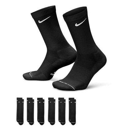 Nike Unisex Adult Everyday Elevated Crew Socks (6-Pack) | Mens and Womens
