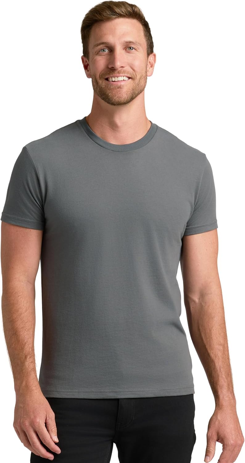 True Classic Mens T-Shirts – Short Sleeve Crew Neck T Shirts for Man, Cotton Blend Plain Novelty Men&