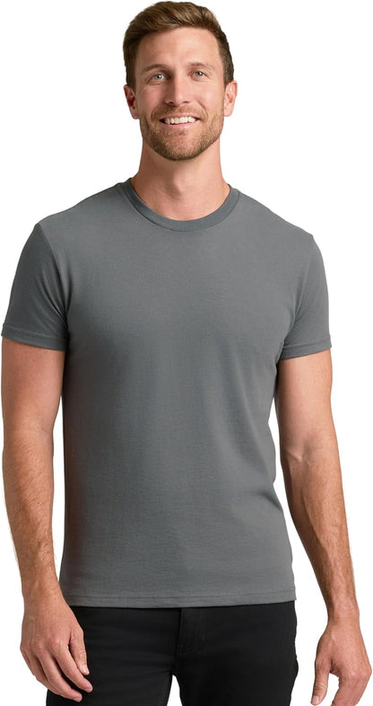 True Classic Mens T-Shirts – Short Sleeve Crew Neck T Shirts for Man, Cotton Blend Plain Novelty Men&