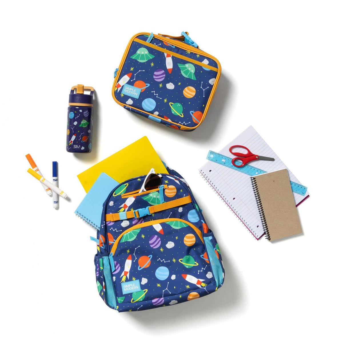 Simple Modern Disney Moana Kids Backpack for School, Girls, Boys | 12L | Fletcher Moana Bookbag, School Backpack for Toddler, Preschool, Kindergarten | Fits Lunch Box, Cute | Medium