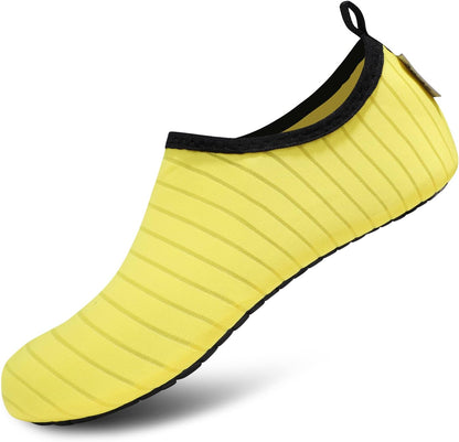 VIFUUR Water Shoes for Men Women Barefoot Quick Dry Aqua Socks Slip On | Lightweight, Breathable Upper, Flexible Sole, Drainage Design, Easy Slip-On Fit for Water Activities