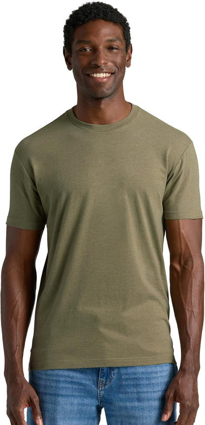 True Classic Mens T-Shirts – Short Sleeve Crew Neck T Shirts for Man, Cotton Blend Plain Novelty Men&