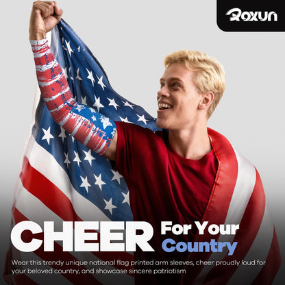 ROXUN Arm Sleeves Cooling UV Sun Protection Sport Compression for Men Women | UPF50,Seamless cover arms,Tattoo-covering,Lightweight &amp; breathable,daily wear,Outdoor work,Basketball Baseball,Mangas
