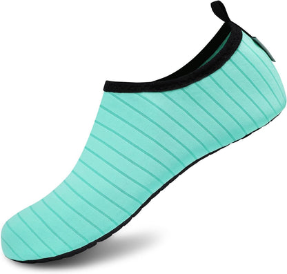 VIFUUR Water Shoes for Men Women Barefoot Quick Dry Aqua Socks Slip On | Lightweight, Breathable Upper, Flexible Sole, Drainage Design, Easy Slip-On Fit for Water Activities