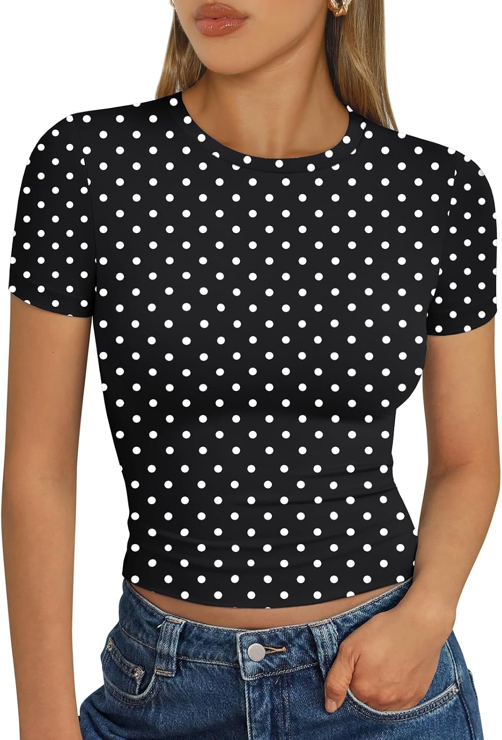 Trendy Queen Womens Short Sleeve T Shirt Buttery Soft Summer Tops Basic Tees