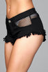 Brown Sooty J11 Such a Catch denim shorts lingerie and underwear, stylish blue denim with distressed details and a comfortable fit.