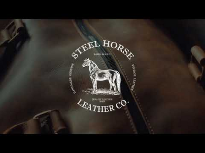 Large leather duffle bag from Start2Finish&