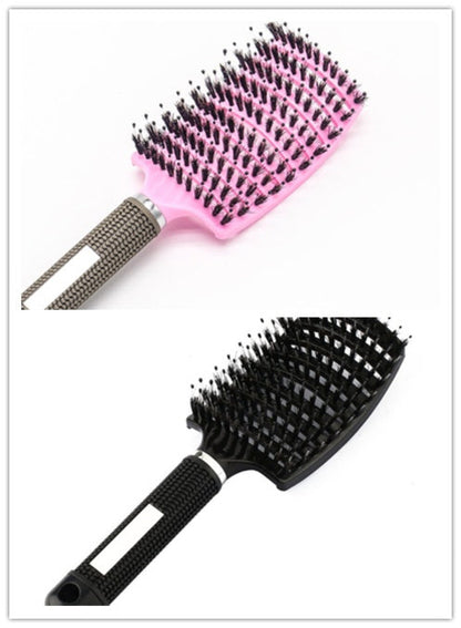 CJDropshipping anti-knot hairbrush for women with detangling bristles, designed to smooth and manage tangled hair easily.