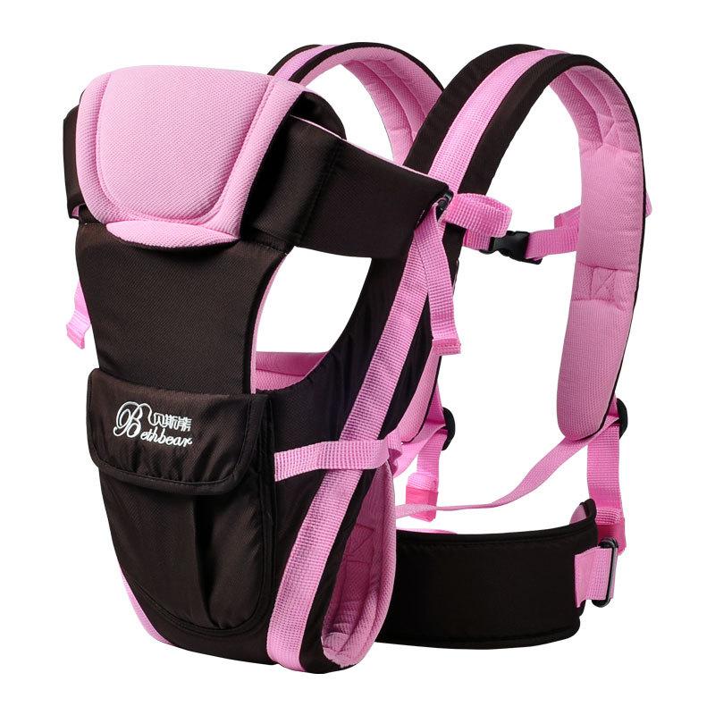 Maroon Asteria baby carrier with adjustable straps, ergonomic design, suitable for newborns and toddlers, in soft fabric.