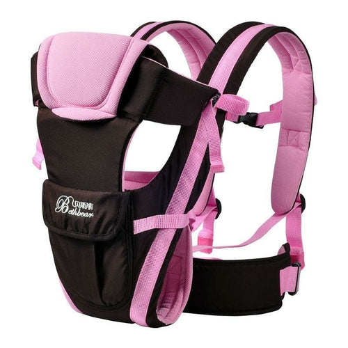 Maroon Asteria baby carrier with adjustable straps, ergonomic design, and soft fabric for comfortable parent and infant wear.