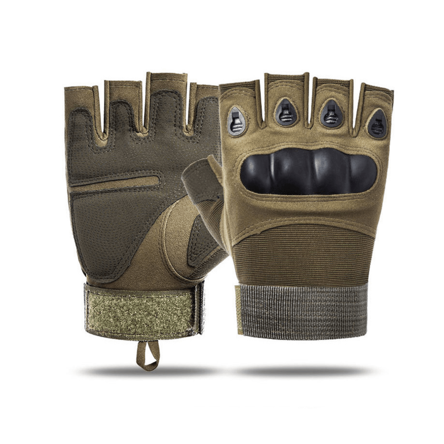 Black Lavender tactical fingerless airsoft gloves with padded palms for outdoor sports, paintball, and tactical equipment.
