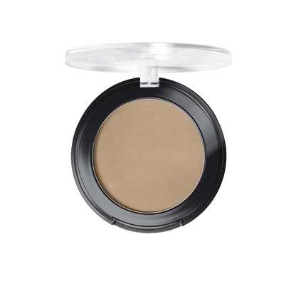 CoverGirl Exhibitionist Velvet Mono Eye Shadow in Dig Deep, showcasing a rich, velvety makeup palette with the product packaging.