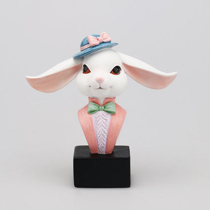 Fuchsia Molly Rabbit Eyeglass Holder in organization design, featuring a cute rabbit figure to keep glasses secure and organized.