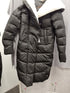 Women’s hooded parka coat by Jade, long warm cotton winter jacket with a hood, suitable for cold weather.