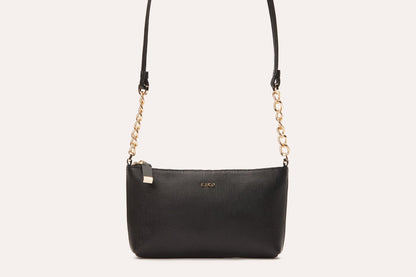 Pink Lucy two chain crossbody bag with adjustable strap and metallic accents, stylish accessories for everyday wear.