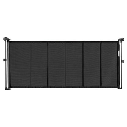 Start2Finish VEVOR baby gate, retractable mesh safety gate, 870 mm tall, extends to 1800 mm, black for stairs or doorways