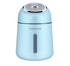 Maroon Asteria high-quality fashion USB household humidifier on a home table, showing its sleek design and water tank.