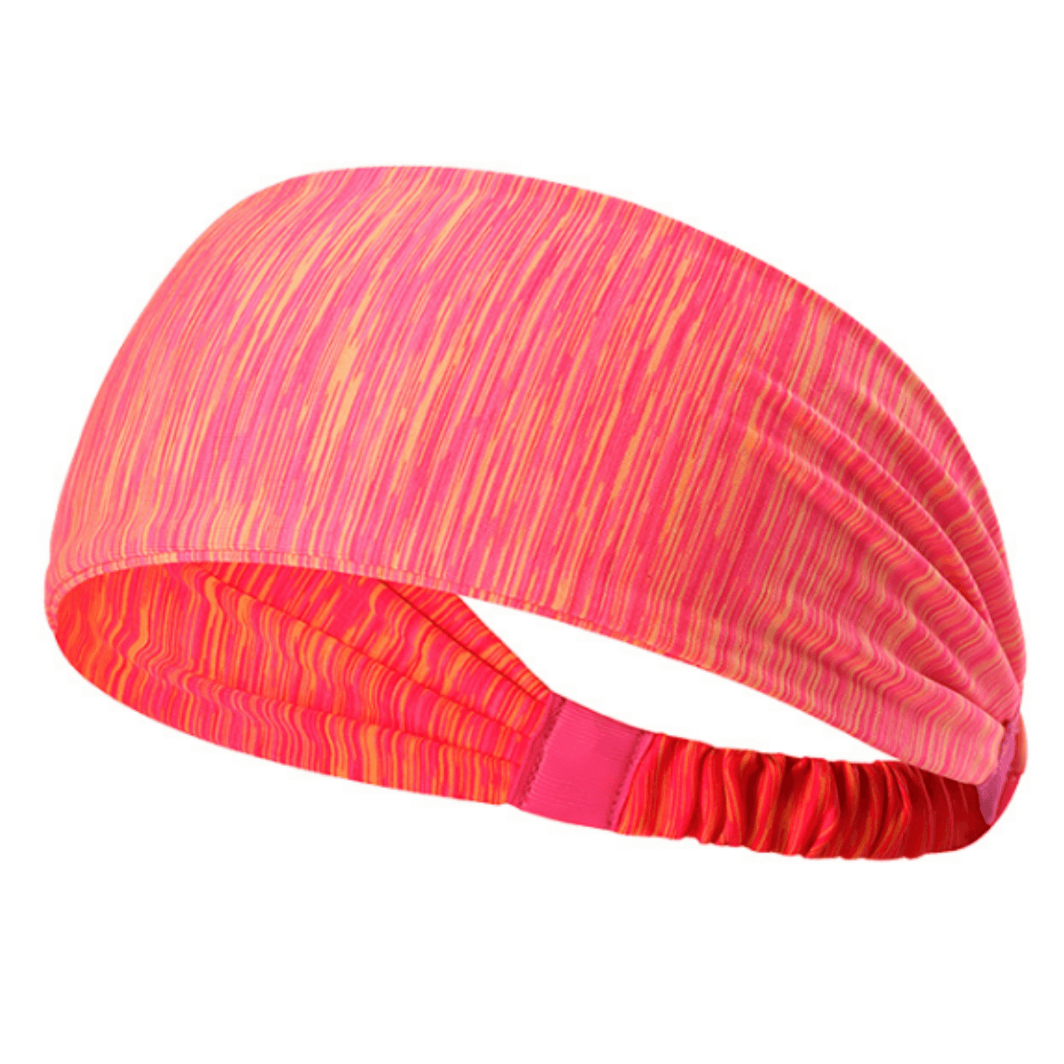 Black Lavender extra-wide sport and fitness sweat-wicking headband, ideal for workout and active wear, shown in black.