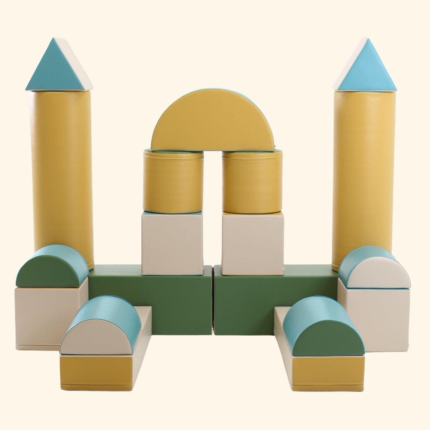 Blush Apricot Mega Fort furniture piece with colorful fabric walls and playful design for kids&