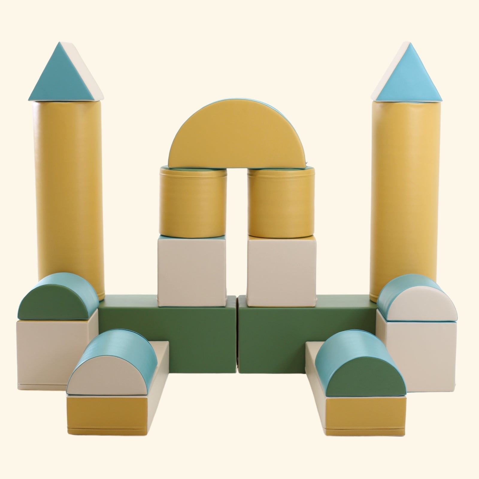 Blush Apricot Mega Fort furniture piece with colorful fabric walls and playful design for kids&