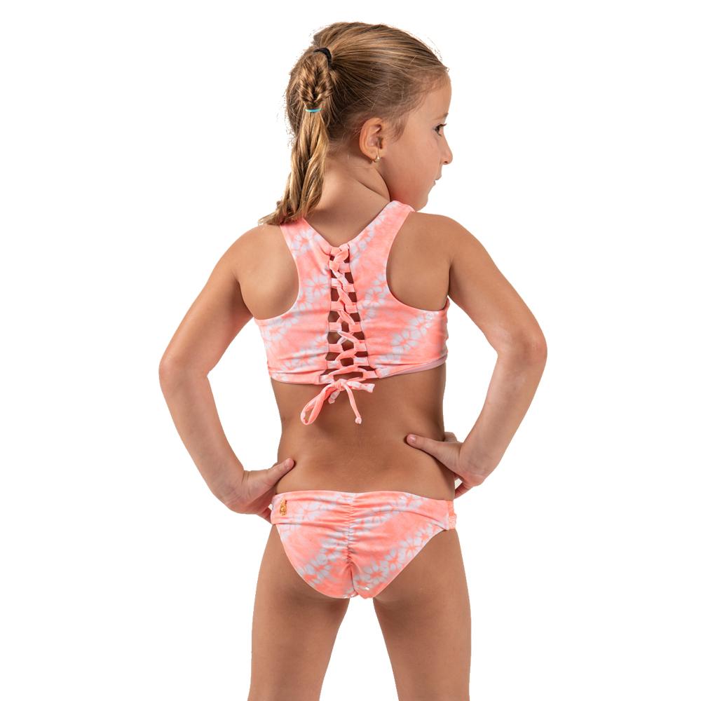 Bright orange tie-dye kids&