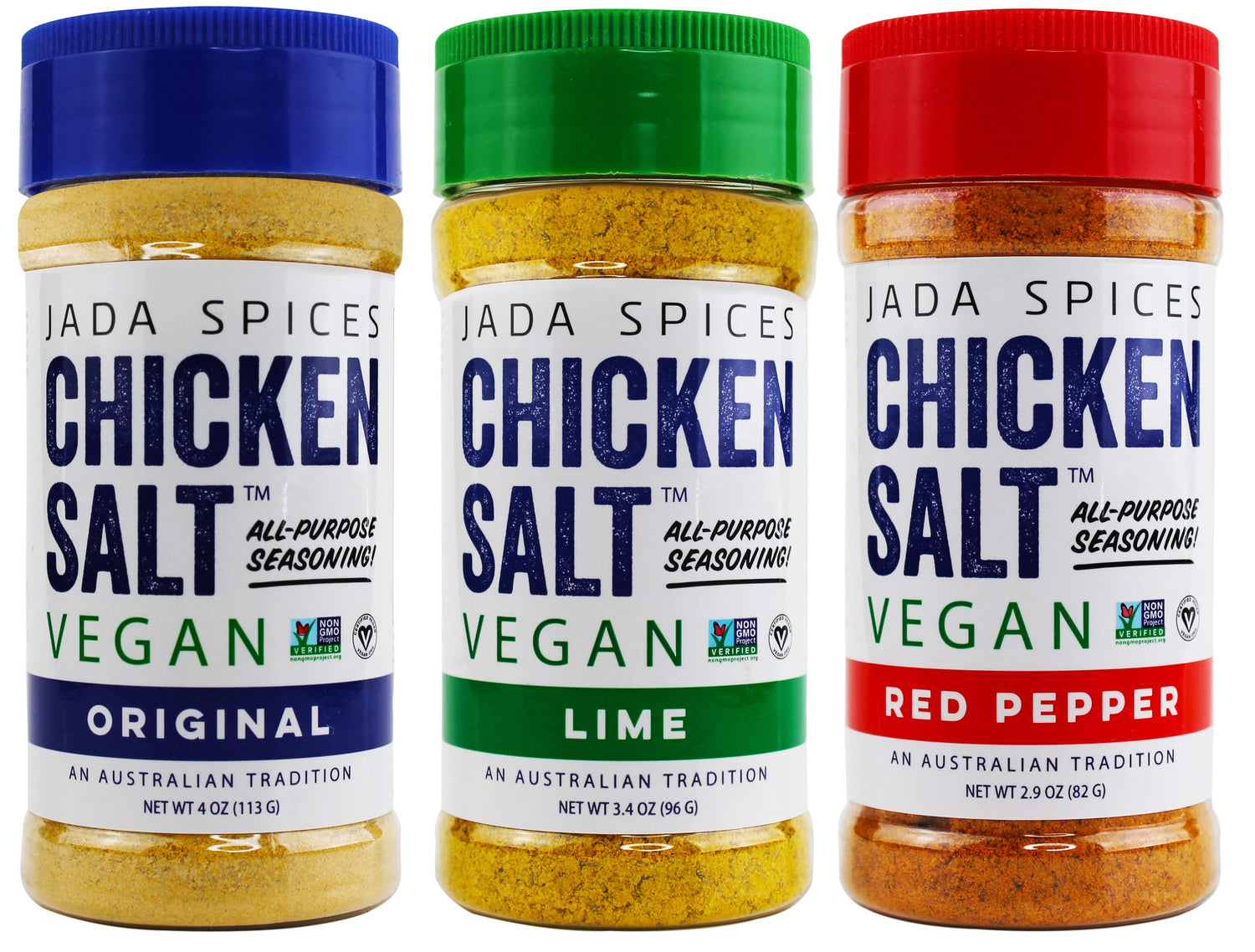 Amethyst Lelantos Chicken Salt Hot and Sour Combo Pack showing colorful seasoning bottles and packaging for food and beverage.