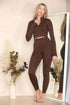 Carmine Juneberry ZipForm Gym Lounge Set Haute Edition 25 leggings in sleek, comfortable fabric, shown in a stylish fit.