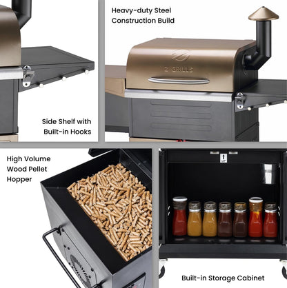 Wood Pellet Grill Smoker PID Controller Large Capacity