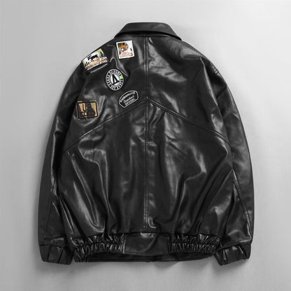 Black Carmine Juneberry Drive Moto Jacket from Haute Edition 25 with sleek leather design and zippered details.
